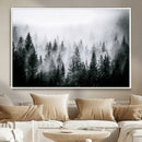 Foggy Pine Forest Canvas Wall Art by MyGreatCanvas | Canvas Wall Art Prints | Photo Prints & Wall Decor