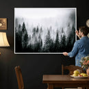 Foggy Forest Wall Art Canvas Print – Mountain Woodland by MyGreatCanvas | Canvas Wall Art Prints | Photo Prints & Wall Decor