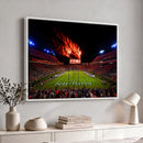 Jordan-Hare Football Stadium Wall Art Canvas Print, Football