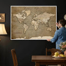 Custom Push Pin Map Canvas Print – Personalized Travel by MyGreatCanvas | Canvas Wall Art Prints | Photo Prints & Wall Decor