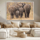 Wild Elephant Wall Art Canvas Print by MyGreatCanvas | Canvas Wall Art Prints | Photo Prints & Wall Decor