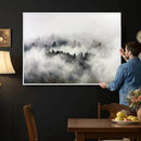 Foggy Forest Wall Art Canvas Print, Misty Pine Tree by MyGreatCanvas | Canvas Wall Art Prints | Photo Prints & Wall Decor