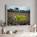 Green Bay Packers Stadium Wall Art Canvas Print, Lambeau