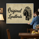 Original Landlords Wall Art Canvas Print, Native American by MyGreatCanvas | Canvas Wall Art Prints | Photo Prints & Wall Decor