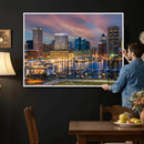 Baltimore Skyline Wall Art Canvas Print, Baltimore Downtown by MyGreatCanvas | Canvas Wall Art Prints | Photo Prints & Wall Decor