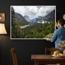 Yosemite Valley Wall Art Canvas Print – Misty Mountain by MyGreatCanvas | Canvas Wall Art Prints | Photo Prints & Wall Decor