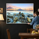 Mayon Volcano Seascape Wall Art Canvas Print, Tropical Ocean by MyGreatCanvas | Canvas Wall Art Prints | Photo Prints & Wall Decor