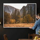 Yosemite Valley Autumn Forest Landscape Wall Art Canvas by MyGreatCanvas | Canvas Wall Art Prints | Photo Prints & Wall Decor