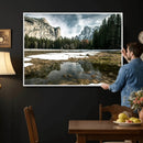 Yosemite Valley Mountain Wall Art Canvas Print, Granite by MyGreatCanvas | Canvas Wall Art Prints | Photo Prints & Wall Decor