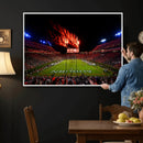 Auburn Stadium Wall Art Canvas Print, College Football Night by MyGreatCanvas | Canvas Wall Art Prints | Photo Prints & Wall Decor