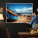 Fishing Boats Wall Art Canvas Print, Coastal Boat Beach by MyGreatCanvas | Canvas Wall Art Prints | Photo Prints & Wall Decor