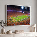 Clemson Football Stadium Wall Art Canvas Print, College