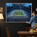 Detroit Lions Stadium Wall Art Canvas Print, Football Field by MyGreatCanvas | Canvas Wall Art Prints | Photo Prints & Wall Decor