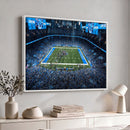 Detroit Lions Stadium Wall Art Canvas Print, Football Field