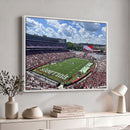 Georgia Bulldogs Stadium Wall Art Canvas Print, Sanford
