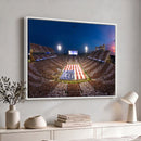 Oklahoma Sooners Memorial Stadium Wall Art Canvas Print,
