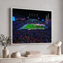 Ole Miss Rebels Vaught Hemingway Stadium Wall Art Canvas