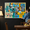 Basquiat Style Bird Bull Graffiti Wall Art Canvas Print, by MyGreatCanvas | Canvas Wall Art Prints | Photo Prints & Wall Decor