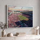 Ole Miss Rebels Vaught Hemingway Stadium Wall Art Canvas