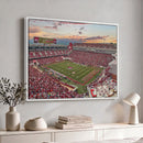 Donald W. Reynolds Razorback Stadium Wall Art Canvas Print –