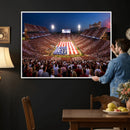 Oklahoma Memorial Stadium Wall Art Canvas Print – Oklahoma