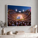 Oklahoma Memorial Stadium Wall Art Canvas Print – Oklahoma