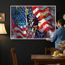 USA Statue of Liberty Graffiti Street Art Wall Art Canvas by MyGreatCanvas | Canvas Wall Art Prints | Photo Prints & Wall Decor