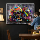 Graffiti American Football Helmet Street Art Wall Art Canvas by MyGreatCanvas | Canvas Wall Art Prints | Photo Prints & Wall Decor