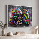 Graffiti American Football Helmet Street Art Wall Art Canvas