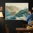 Abstract Mountain Landscape Wall Art Canvas Print – Textured by MyGreatCanvas | Canvas Wall Art Prints | Photo Prints & Wall Decor