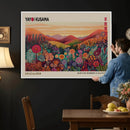 Yayoi Kusama Colorful Landscape Wall Art Canvas Print – by MyGreatCanvas | Canvas Wall Art Prints | Photo Prints & Wall Decor