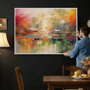 Colorful Abstract Canvas Wall Art — Large Textured Oil by MyGreatCanvas | Canvas Wall Art Prints | Photo Prints & Wall Decor