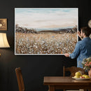 Neutral Wildflower Field Canvas Wall Art — Beige Earth Tone by MyGreatCanvas | Canvas Wall Art Prints | Photo Prints & Wall Decor