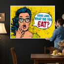 Pop Art Print Bathroom Sign Wall Art Canvas Print — Funny by MyGreatCanvas | Canvas Wall Art Prints | Photo Prints & Wall Decor