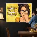 Pop Art Print Bathroom Sign Wall Art Canvas Print — Funny by MyGreatCanvas | Canvas Wall Art Prints | Photo Prints & Wall Decor
