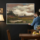 Gustav Macoun Heathland Canvas Print, Czech Landscape Oil by MyGreatCanvas | Canvas Wall Art Prints | Photo Prints & Wall Decor