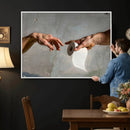 Funny Bathroom Wall Art Canvas, Creation of Toilet Paper by MyGreatCanvas | Canvas Wall Art Prints | Photo Prints & Wall Decor