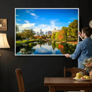 Charlotte Skyline Canvas Wall Art Print – North Carolina Cityscape Photography Print by MyGreatCanvas | Canvas Wall Art Prints | Photo Prints & Wall Decor