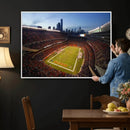 Chicago Bears Soldier Field Canvas Wall Art, NFL Stadium Panorama Print, Football Arena Photography for Sports Fans by MyGreatCanvas | Canvas Wall Art Prints | Photo Prints & Wall Decor