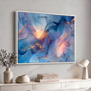 Colorful Abstract Canvas Wall Art Print, Vibrant Popup Color Art Print