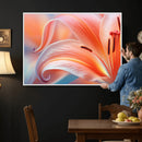 Peach Lily Canvas Wall Art, Coral Pink Flower Macro Photo Print, Botanical Bedroom Decor, Soft Floral Photography, Living Room Wall Art by MyGreatCanvas | Canvas Wall Art Prints | Photo Prints & Wall Decor