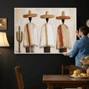 Mexican Wall Art Canvas Print, Southwestern Sombrero Poncho Painting, Neutral Earthy Boho Decor, Fiesta Living Room Art, Impasto Style Print by MyGreatCanvas | Canvas Wall Art Prints | Photo Prints & Wall Decor