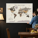 World Map Wall Art Print