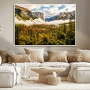Half Dome Yosemite Canvas Wall Art – Majestic Triptych
