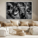 Old Pair of Mens Skates Wall Art Canvas, Men Skates Wall Art by MyGreatCanvas | Canvas Wall Art Prints | Photo Prints & Wall Decor
