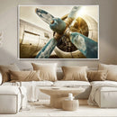 Vintage Airplane Canvas Print by MyGreatCanvas | Canvas Wall Art Prints | Photo Prints & Wall Decor