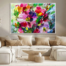 Oil Flower Abstract Canvas Print by MyGreatCanvas | Canvas Wall Art Prints | Photo Prints & Wall Decor