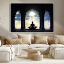 Women and Yoga Wall Art Canvas Print