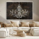Rustic Chandelier Canvas Print by MyGreatCanvas | Canvas Wall Art Prints | Photo Prints & Wall Decor