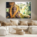 Hinduism Statue Wall Art Canvas Print